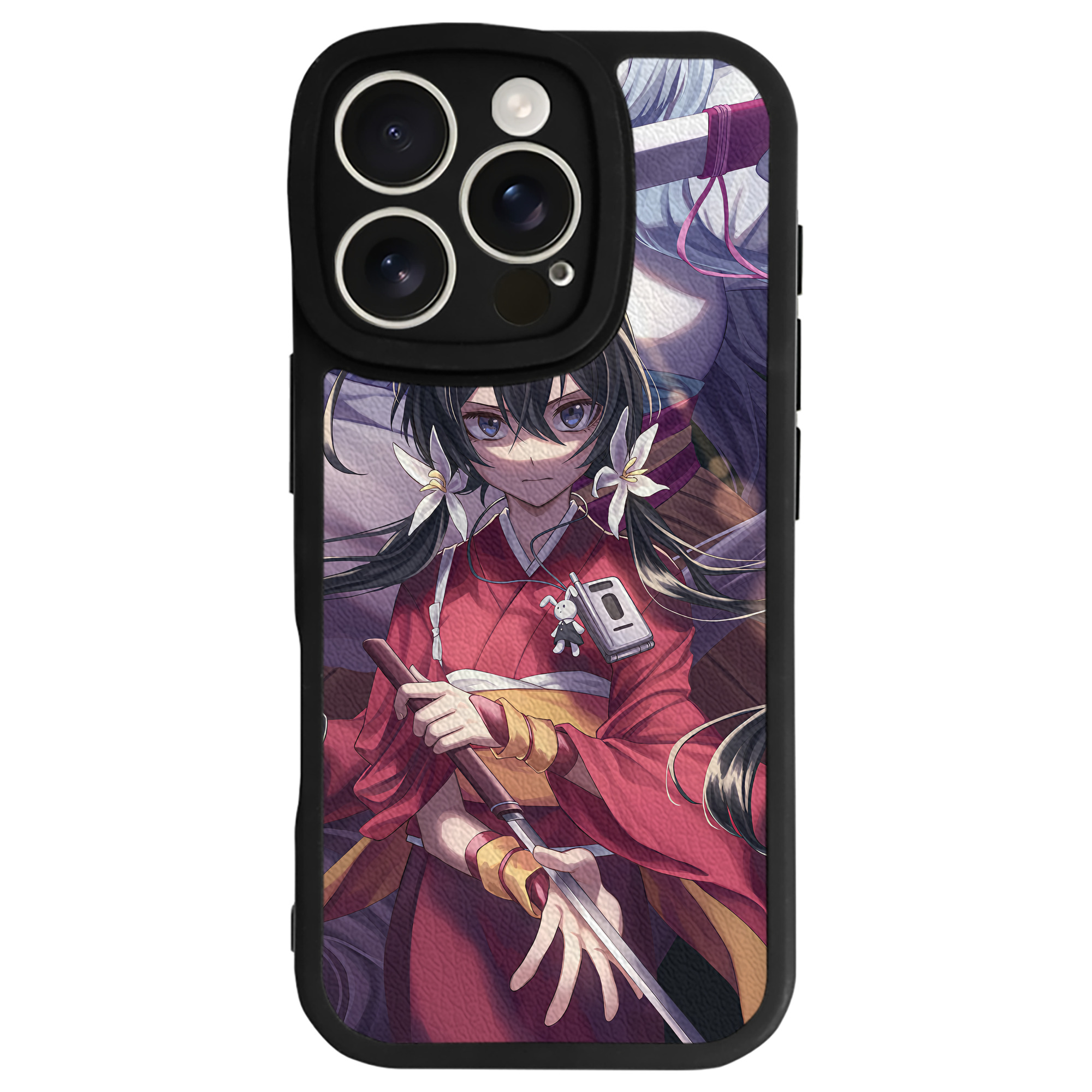 （画像用） 文豪ストレイドッグス Bungo Stray Dogs 【iPhone 16シリーズ対応】シリコンスマホケース（レザー調） 材質：シリコン